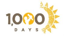1,000 Days logo.