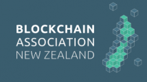 Logo for Blockchain Association of New Zealand.