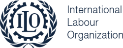 Logo of International Labour Organization.