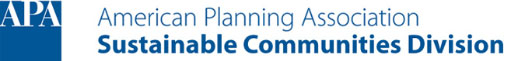 American Planning Association Sustainable Communities Division