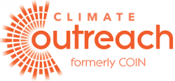 Logo of Climate Outreach.