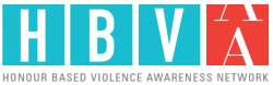 Logo for Honour Based Violence Awareness Network.