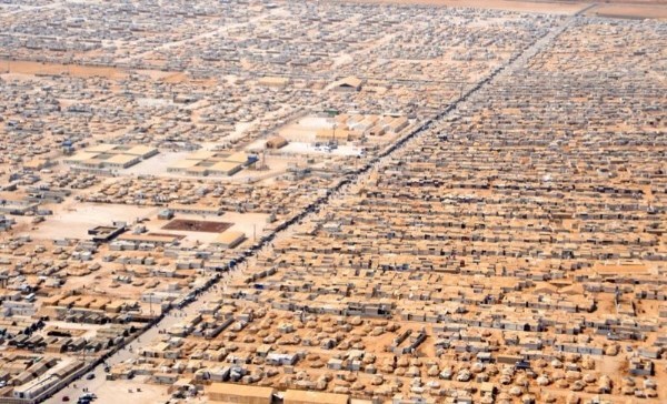 Aerial photo of the Kakuma refugee camp.