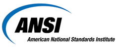 American National Standards Institute logo.