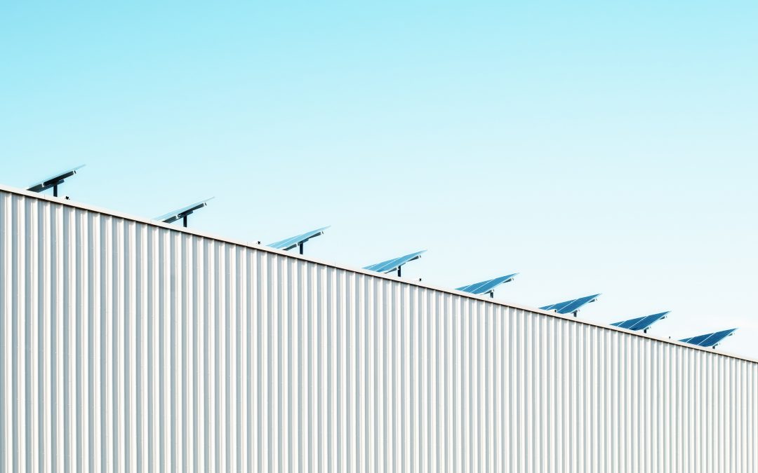 Photo of rooftop solar panels demonstrating feasibility.